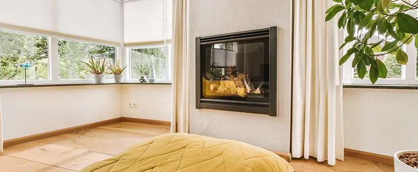 Residential Fireplace Ceramic Glass Installation in Newport, RI