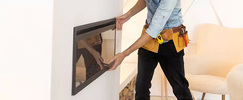 Metal Fireplace Installation in Newport, Rhode Island