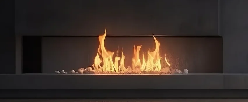 B-Vent Gas Fireplace Installation in Newport, RI