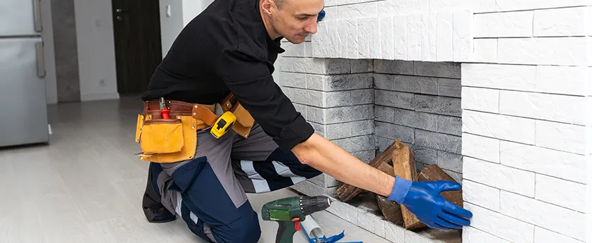 Fireplace Damaged Damper Frame Repair Services in Newport, Rhode Island