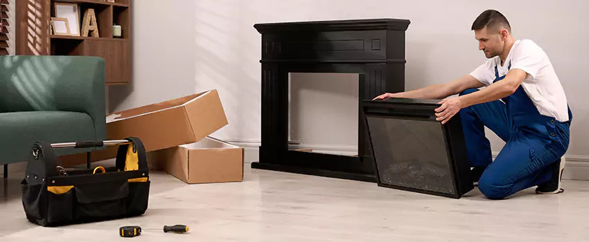 Old Rusted Metal Fireplace Repair And Replacement in Newport, RI